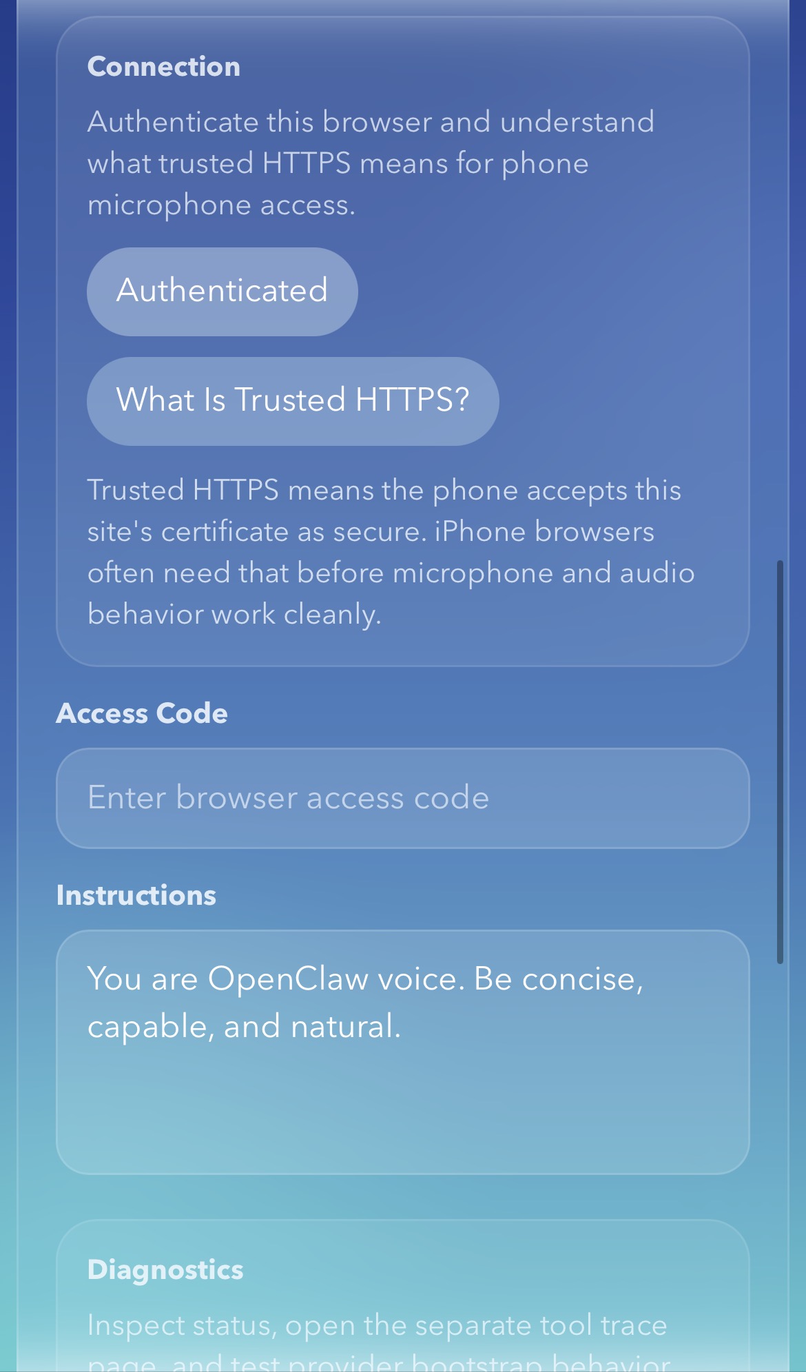 ReSono Sine — voice AI interface